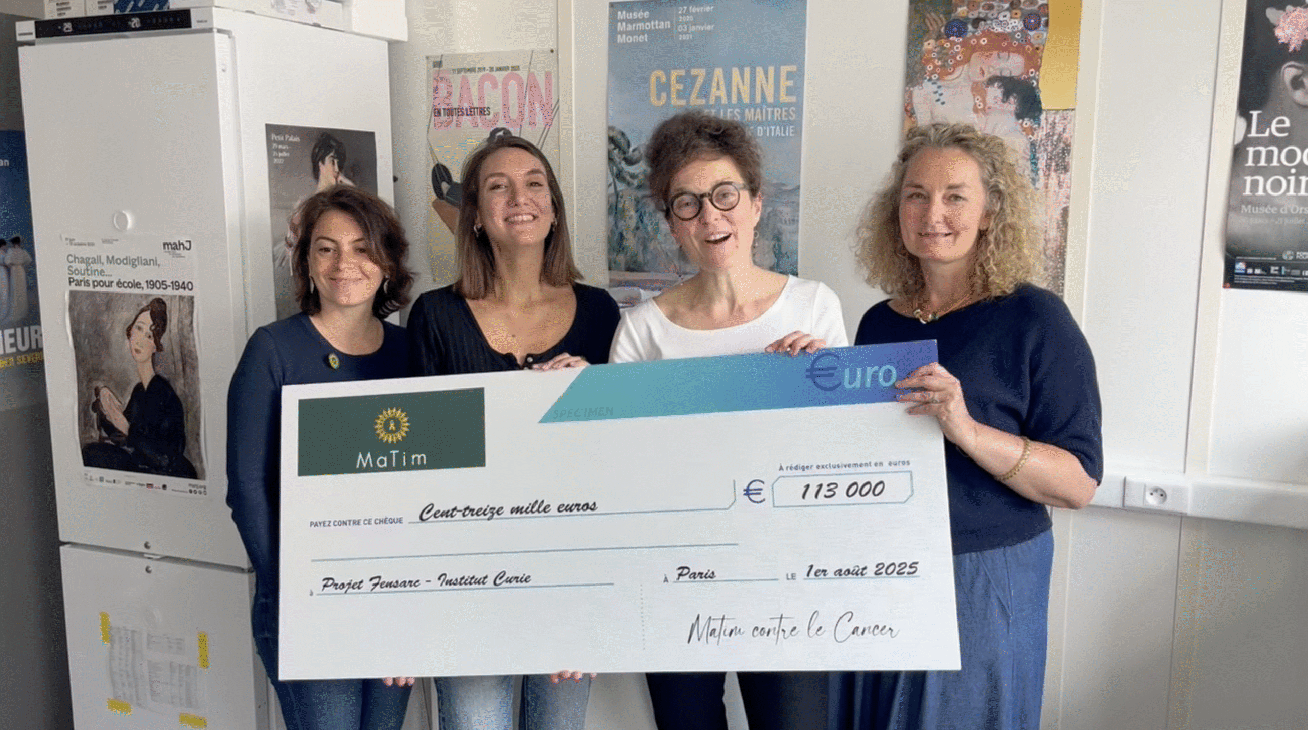 Collectes solidaires de MaTim en faveur du projet FENSARC